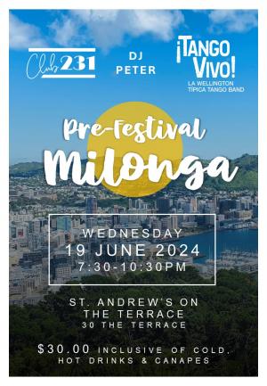 Pre Festival Milonga 2024