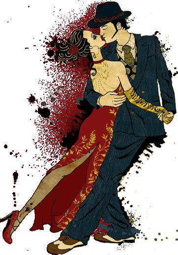 couple dancing the tango